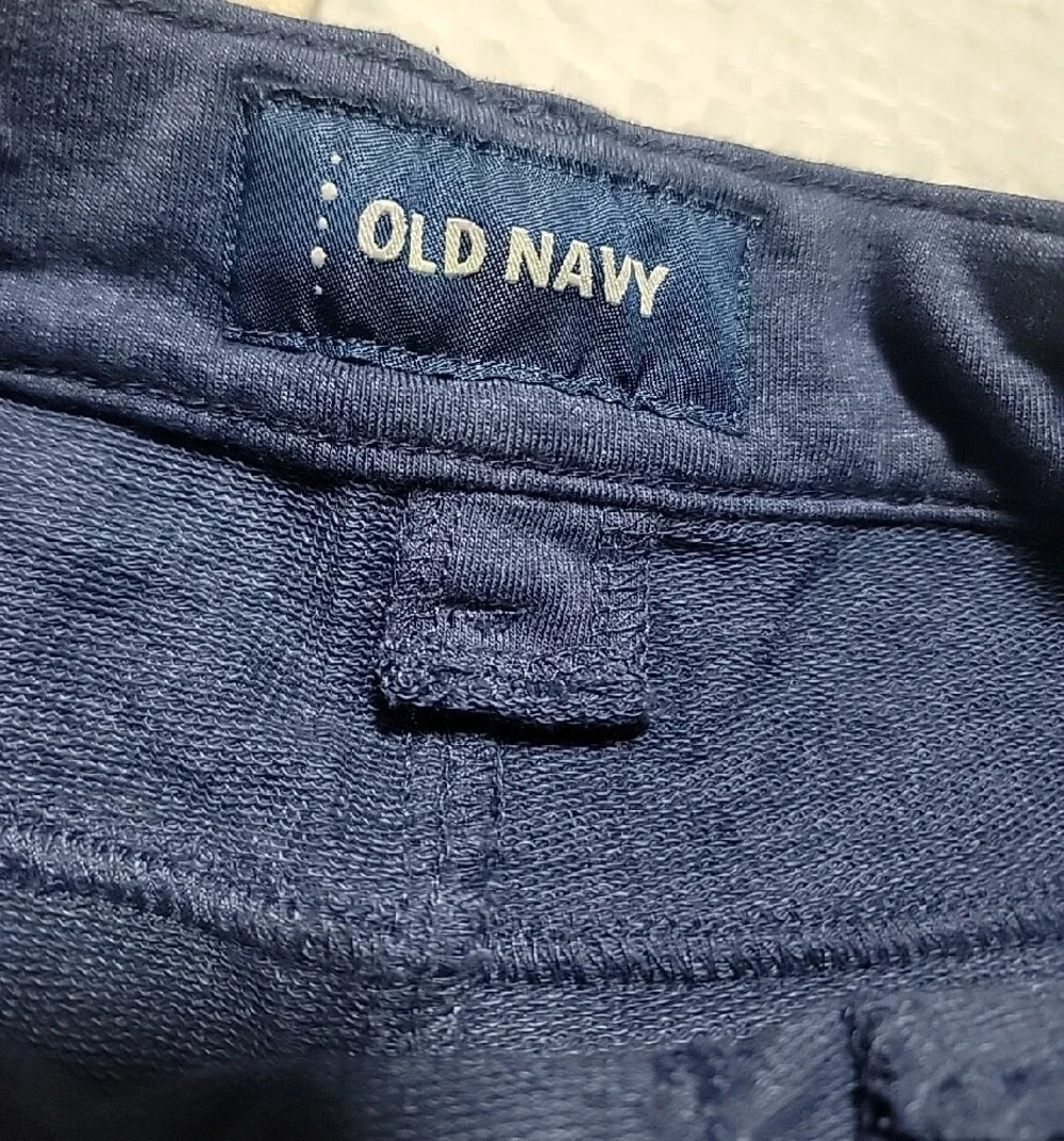 Old Navy Blue Tie-Dye Trim Girls' Shorts Size Medium 8
